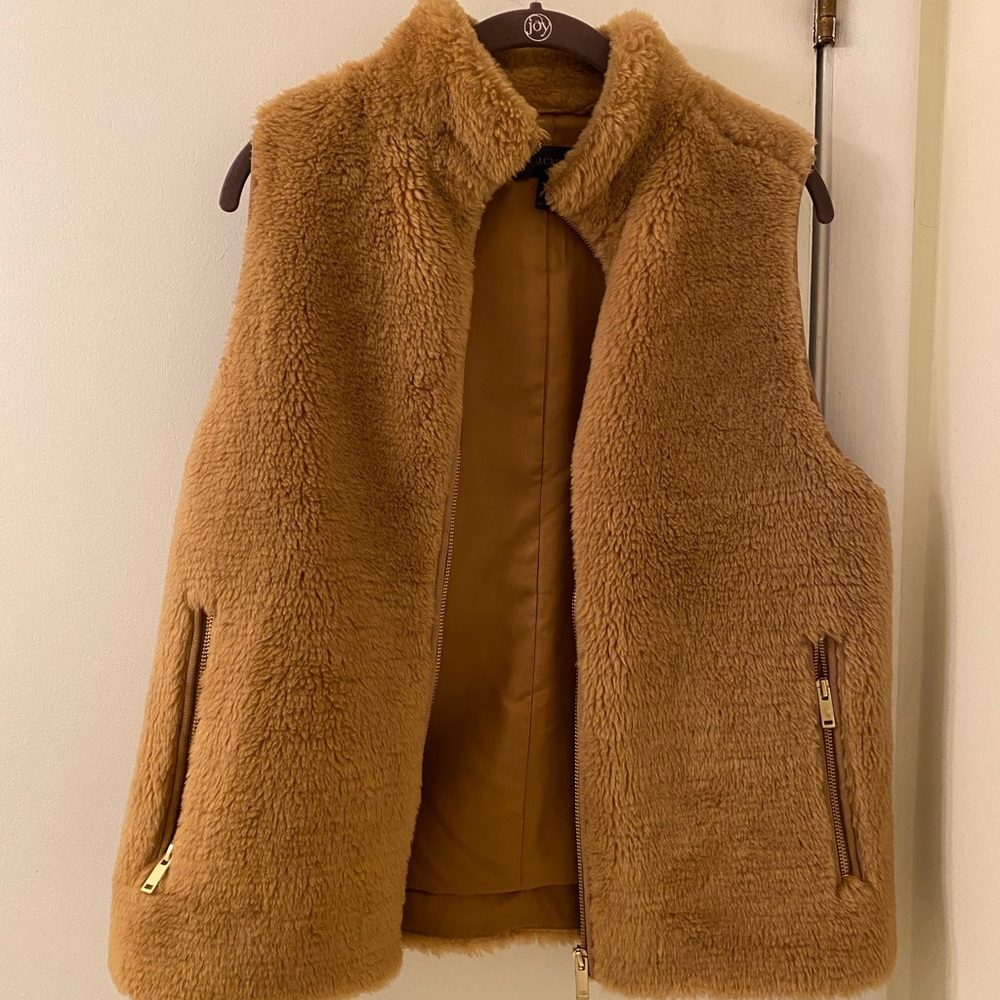 J.Crew Faux Fur Vest
